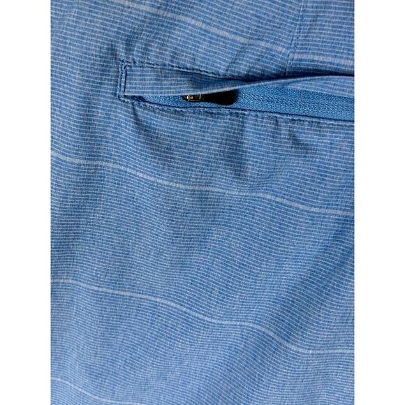 Mens Hang Ten Size 36 Blue Shorts With Drawstring And Pockets Dress Casual Swim - Picture 8 of 9